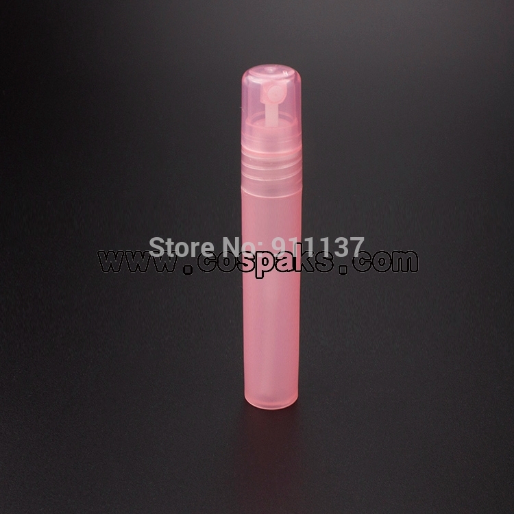 100pcs wholesale pink plastic 10ml perfume bottles manufacturers
